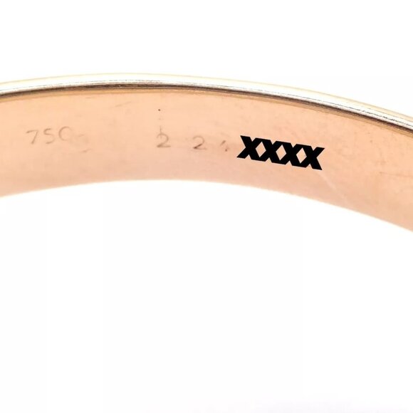 Authentic! Cartier 18k Tricolor Gold 101.5 Grams Rolling Trinity Bangle Bracelet - Picture 7 of 11